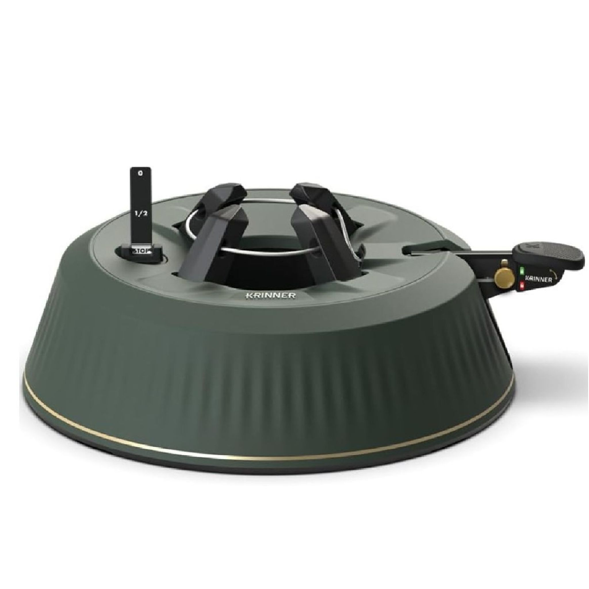 KRINNER X-Series Christbaumständer X-240 Weihnachtsbaumständer inkl. Fußpedal und 3,0 Liter Wassertank, für Baumhöhe bis 2,4m